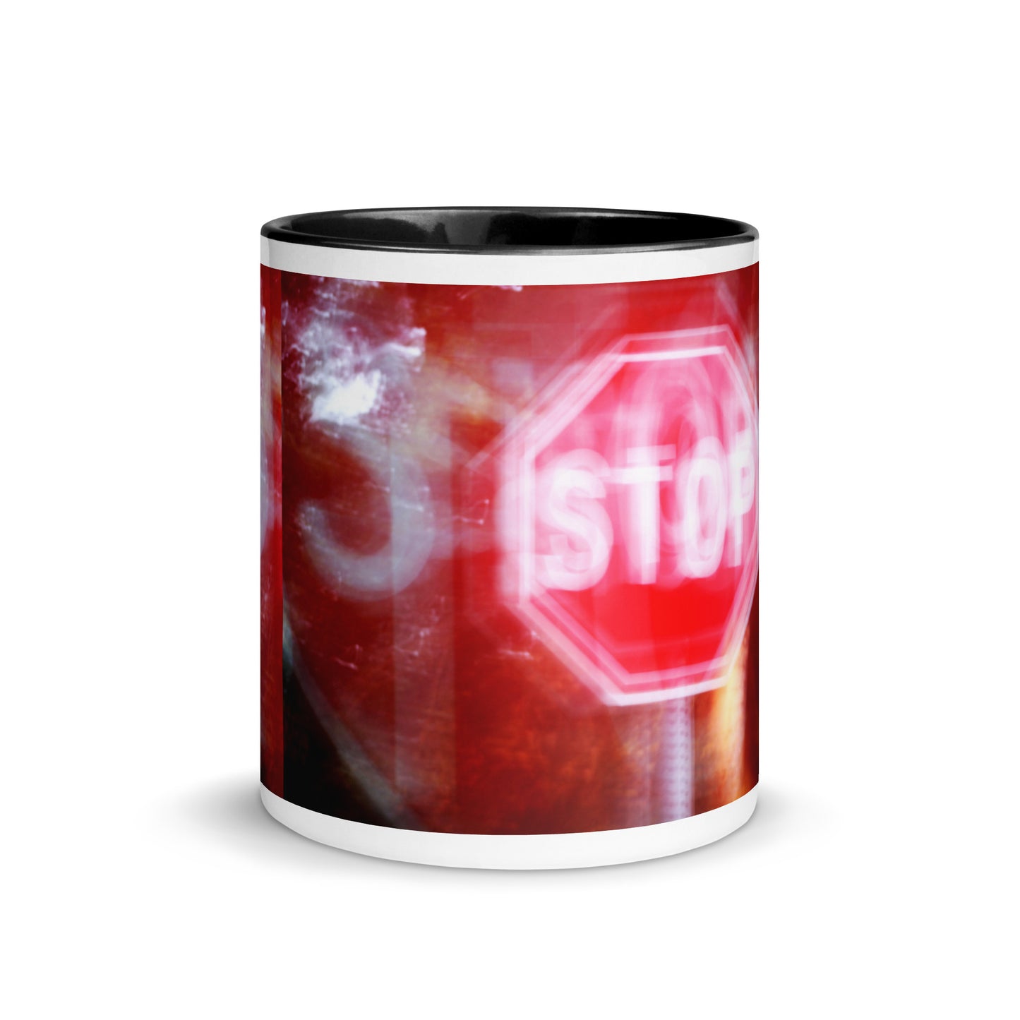 Stop Mug with Color Inside