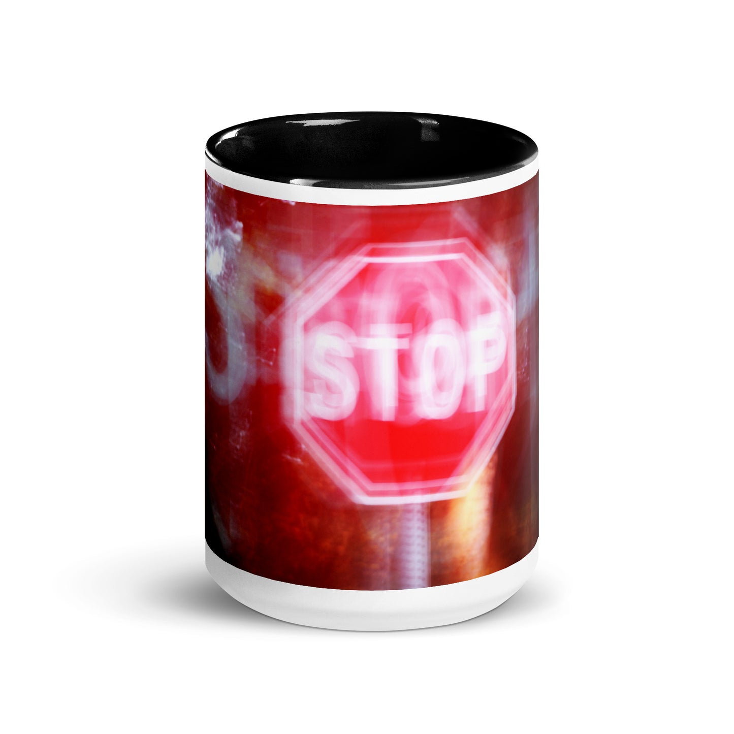 Stop Mug with Color Inside