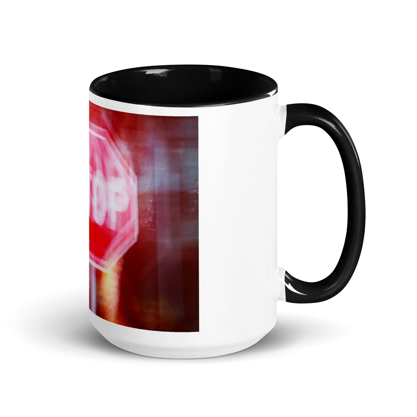 Stop Mug with Color Inside